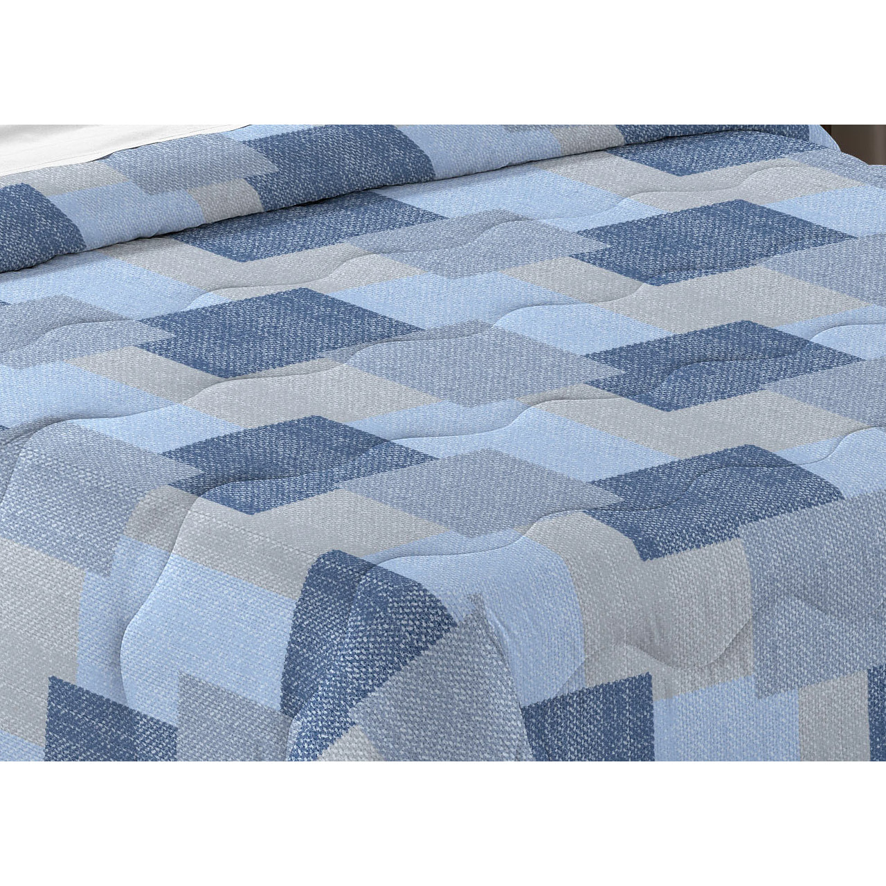 Trapunta Invernale Scaldanotti Islanda Blu