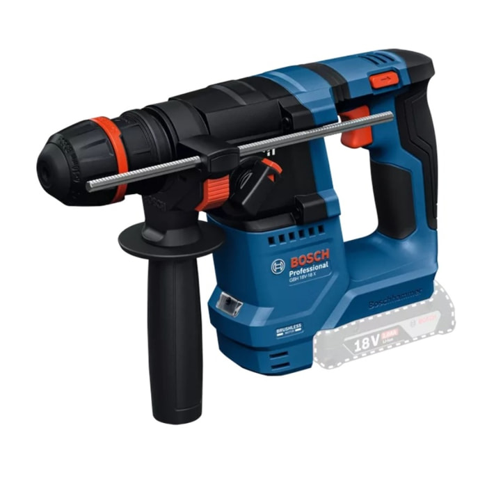 Perforateur GBH 18V-18 X Professional mandrin OneChuck avec KickBack Control, sans batterie, ni chargeur - Livré dans L-Boxx 136 - BOSCH - 0611927102