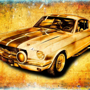 Tableau moderne mustang Toile imprimée