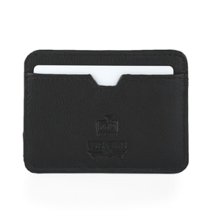 Tarjetero Piel Hombre Lois Wilson Negro