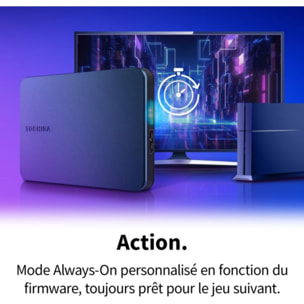 Disque dur externe TOSHIBA 2To Canvio Gaming Xbox PlaySation PC