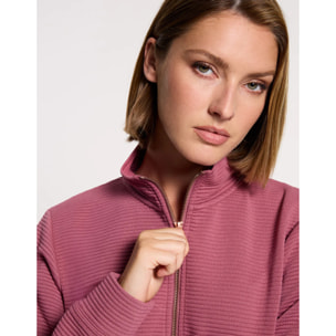 Chaqueta Cremallera Rosa - Tigia