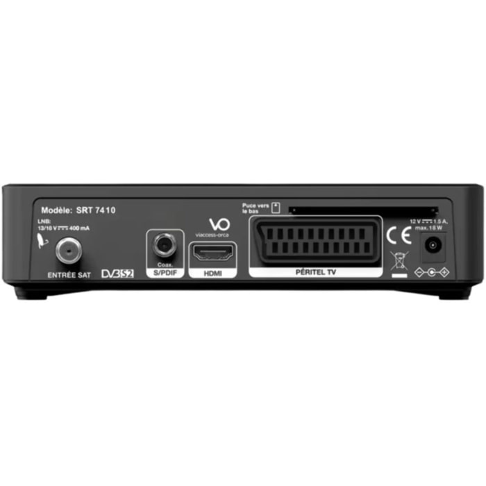Décodeur TNT STRONG TNT SAT HD Numerique SRT 7410 comp 12V