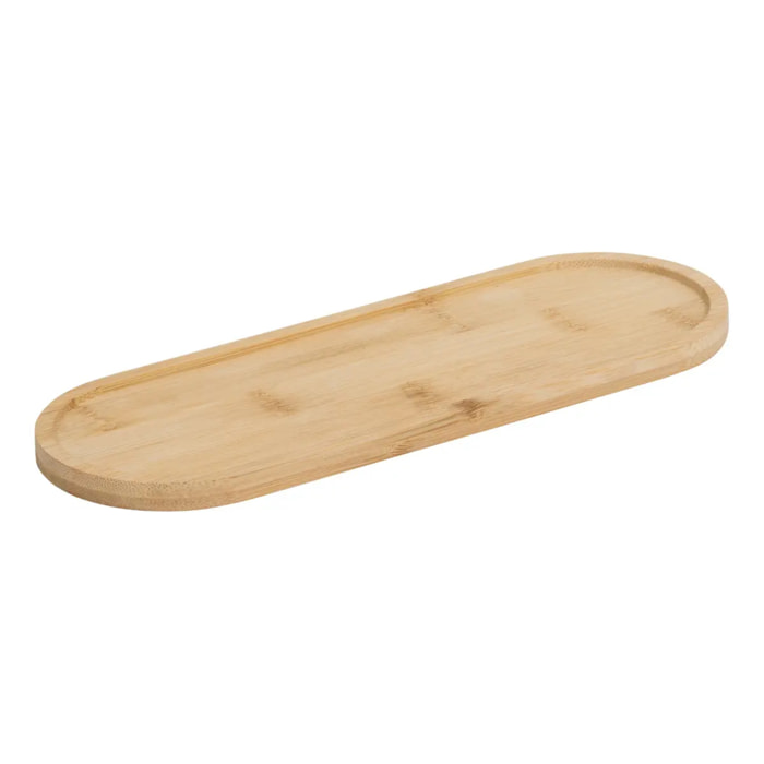 Lot de 3 distributeurs de savon 500 ml avec plateau bambou