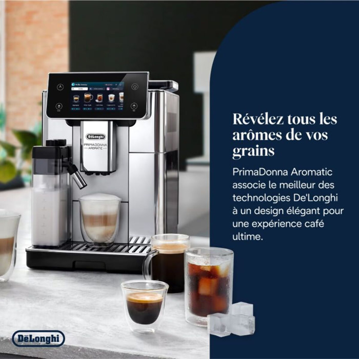Expresso Broyeur DELONGHI Primadonna Aromatic ECAM630.55.SSM