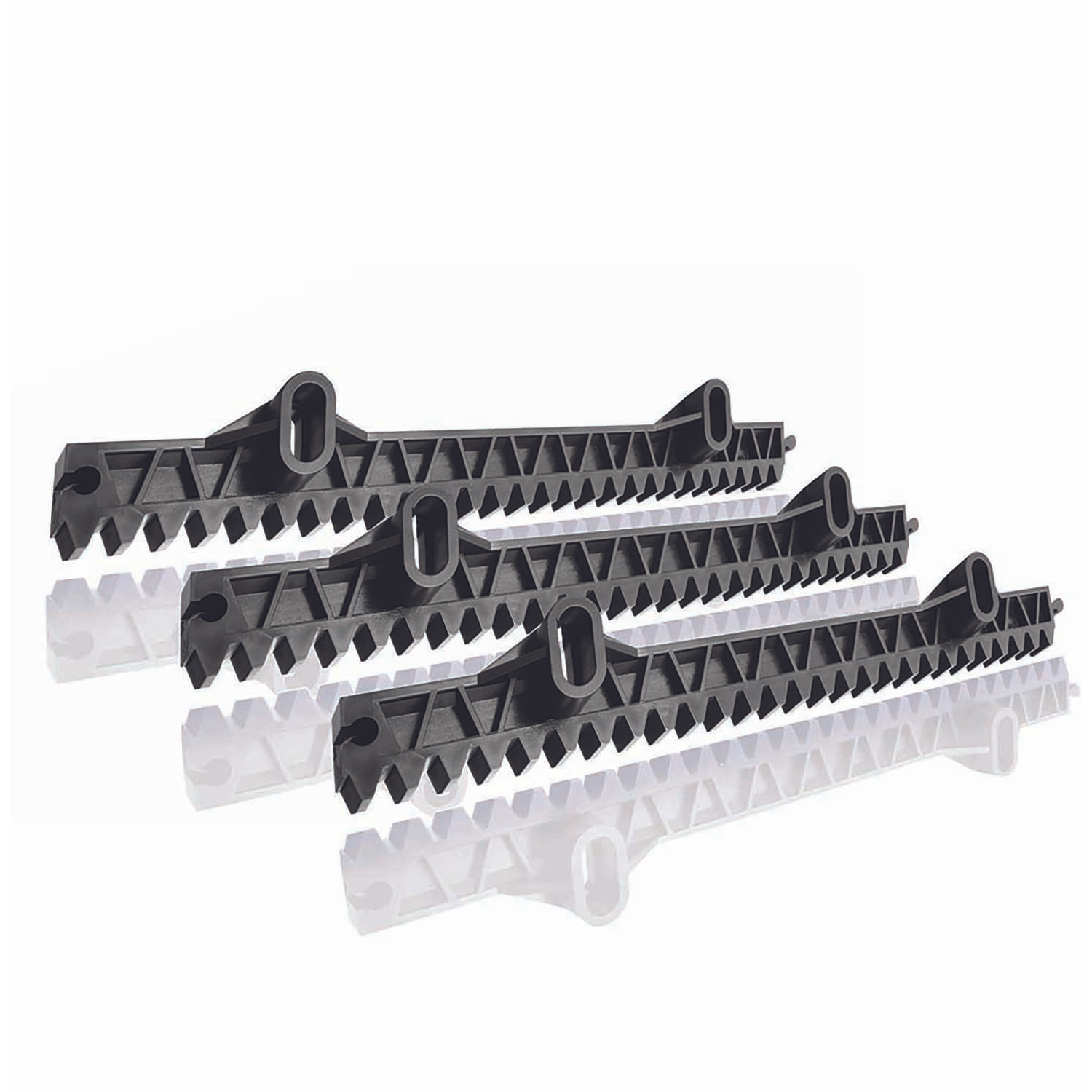 Mètre de crémaillère supplémentaire (3 x 33 cm) pour portail coulissant - Compatible avec les moteurs Freevia et Slidymoove