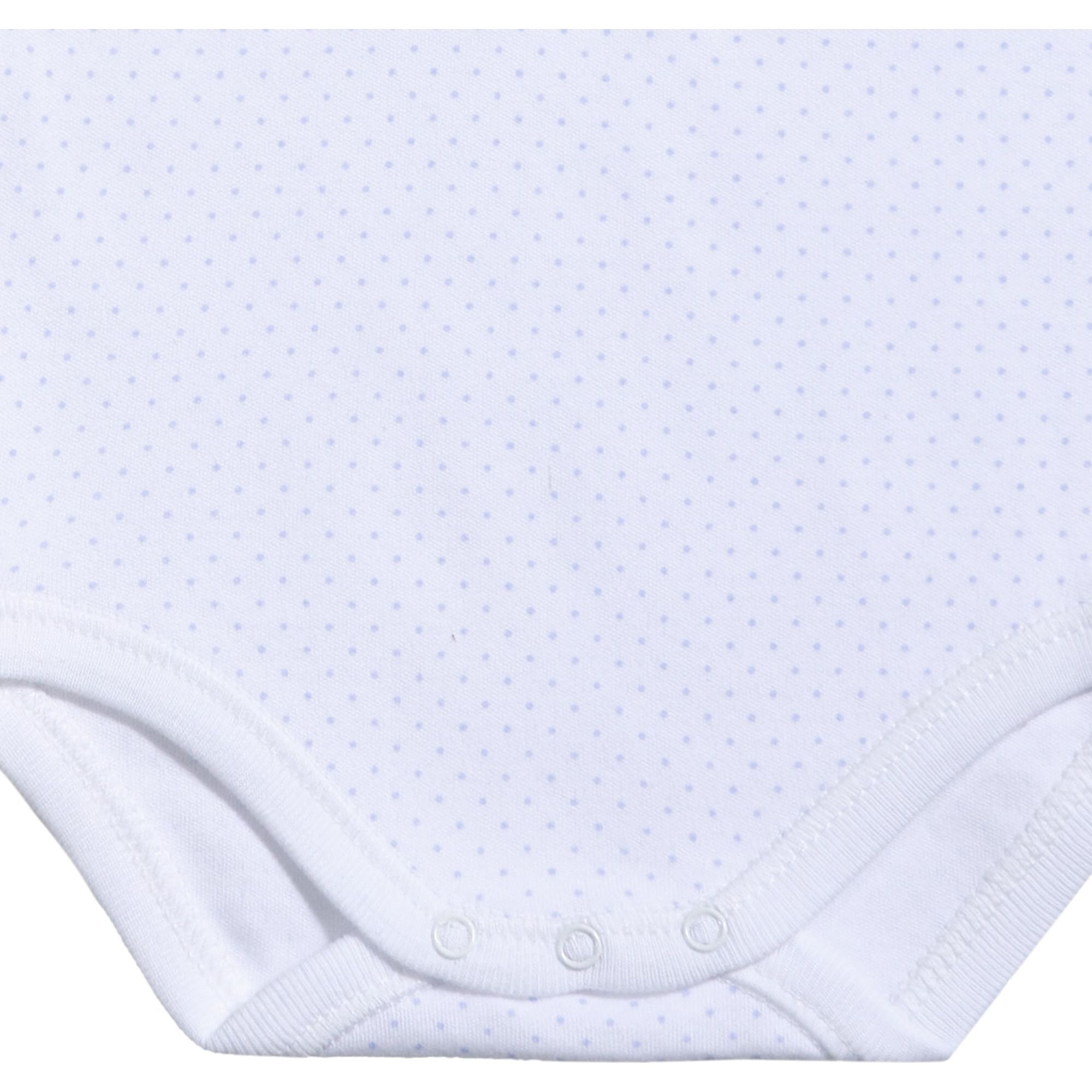 Body bebé manga larga cuello topos