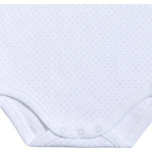 Body bebé manga larga cuello topos