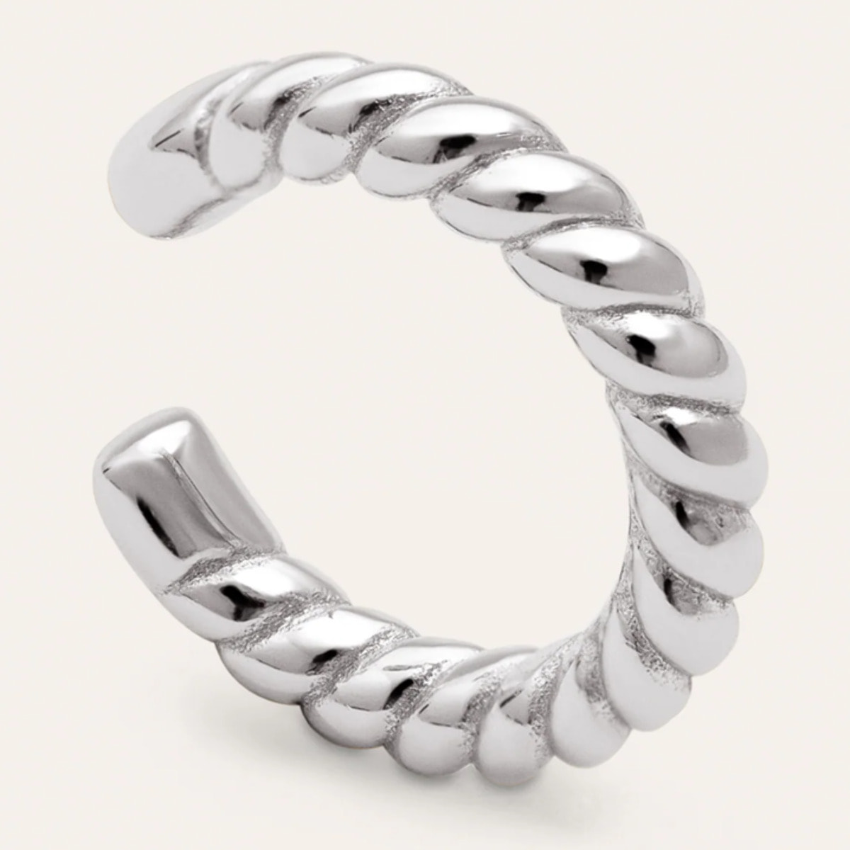 Pendiente Suelto Ear Cuff Tressia Plata