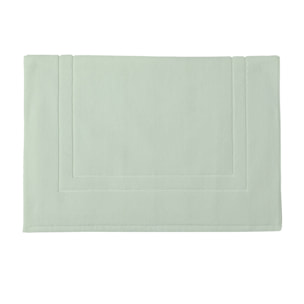 Tapis de bain uni en coton biologique, ESS-CADRE, Vert Eucalyptus