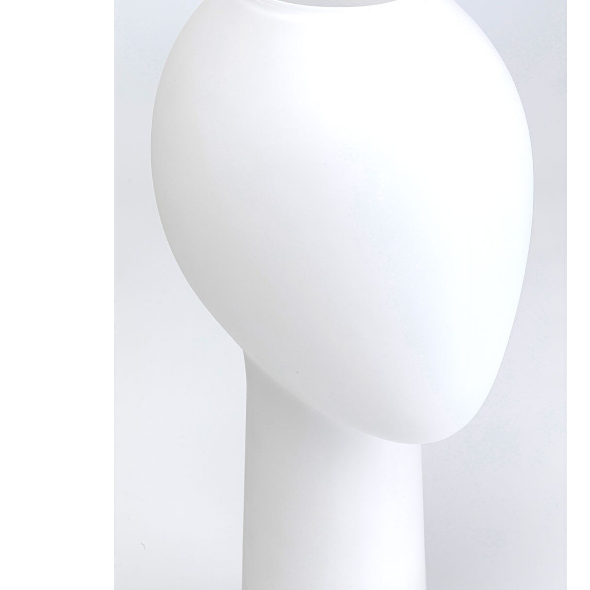 Vase Cabeza blanc 40cm Kare Design