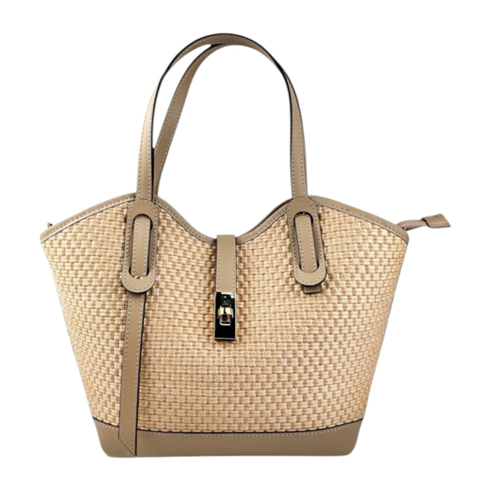 Bolso de Mano Cheval Firenze Gallipoli Gris Pardo