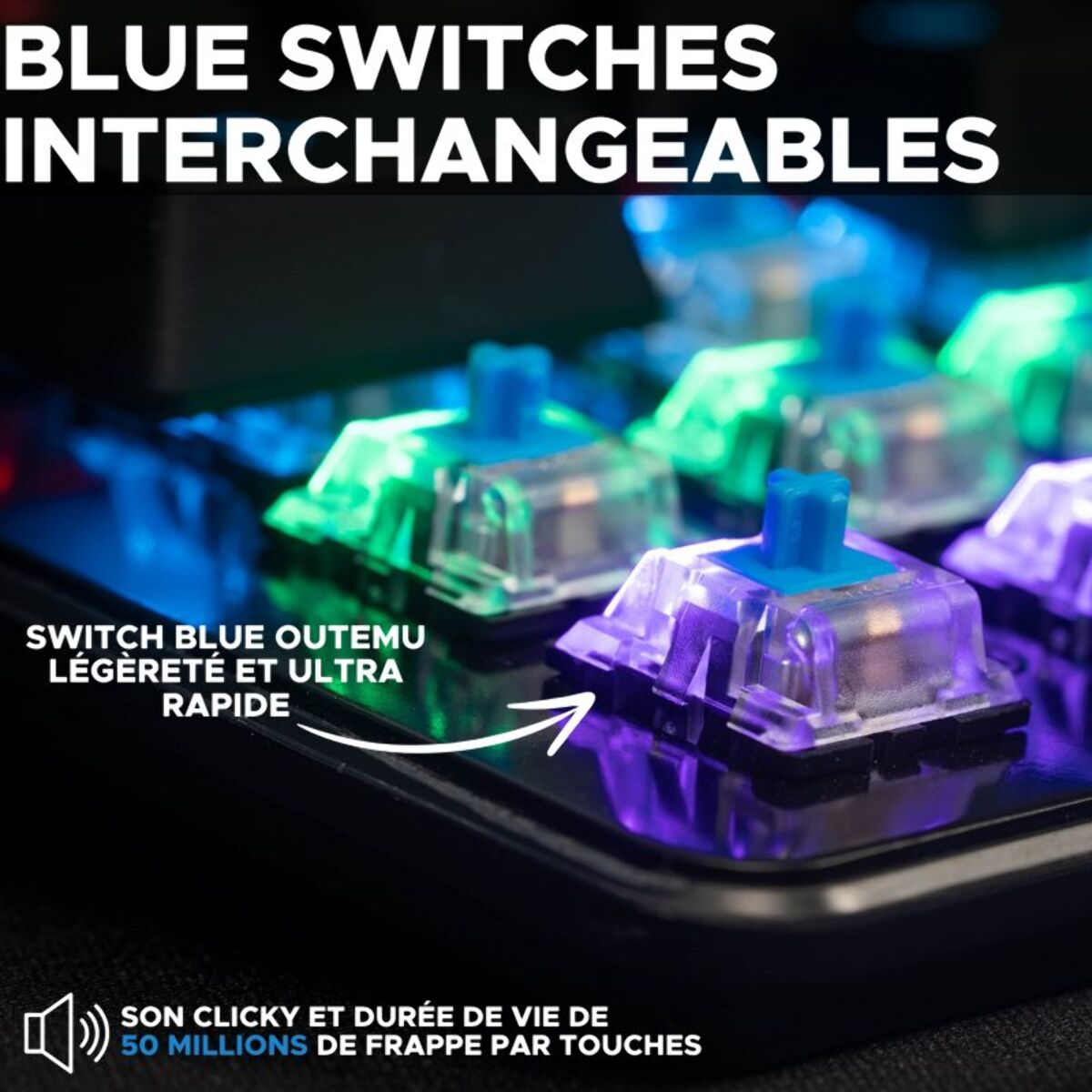 Clavier gamer THE G-LAB KEYZ THALL SB FR