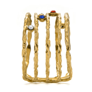 Anillo Copply acabado oro amarillo 18k