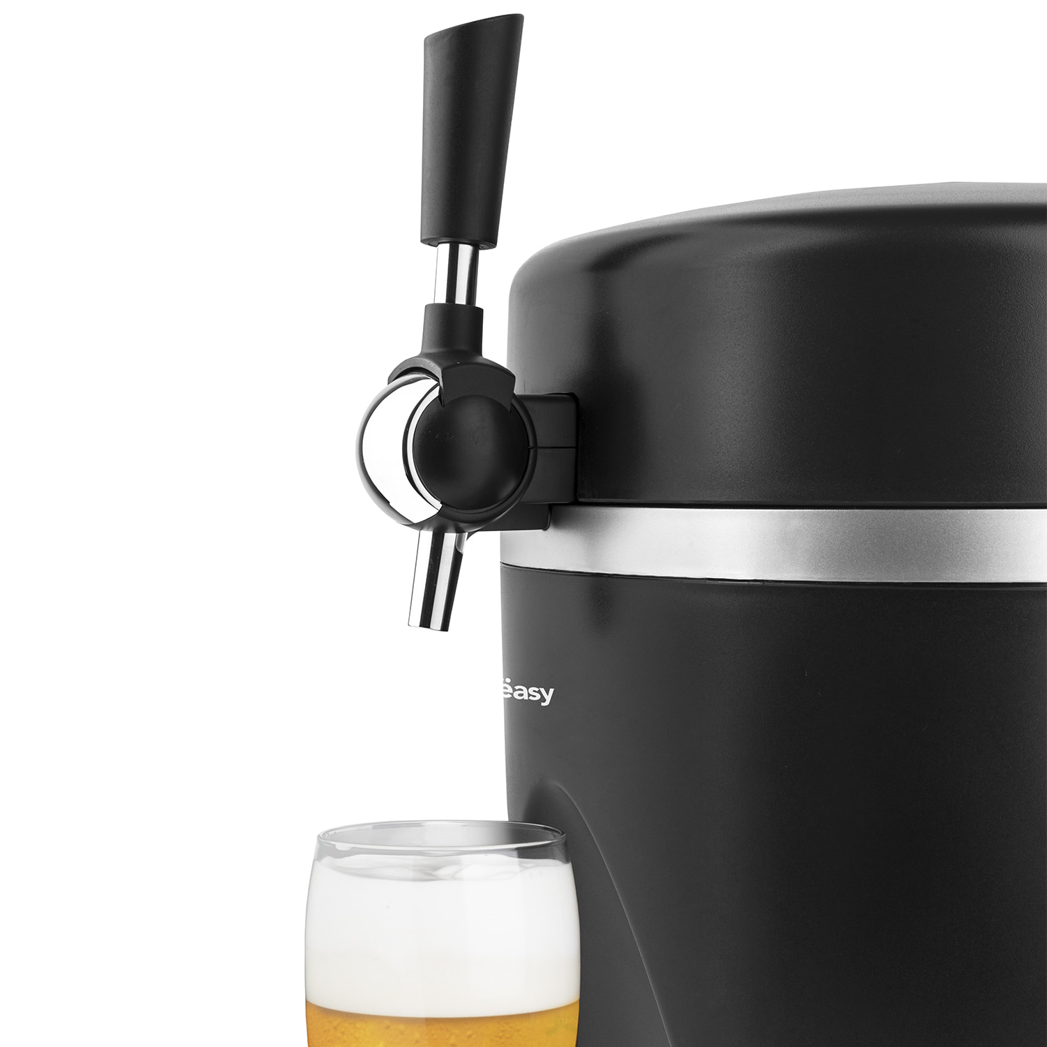 Dispensador de cerveza Wëasy PINT568, adecuado para barriles presurizados 5L, 60W, 3° C a 6° C, sistema de enfriamiento integrado, almacenamiento hasta 30 días