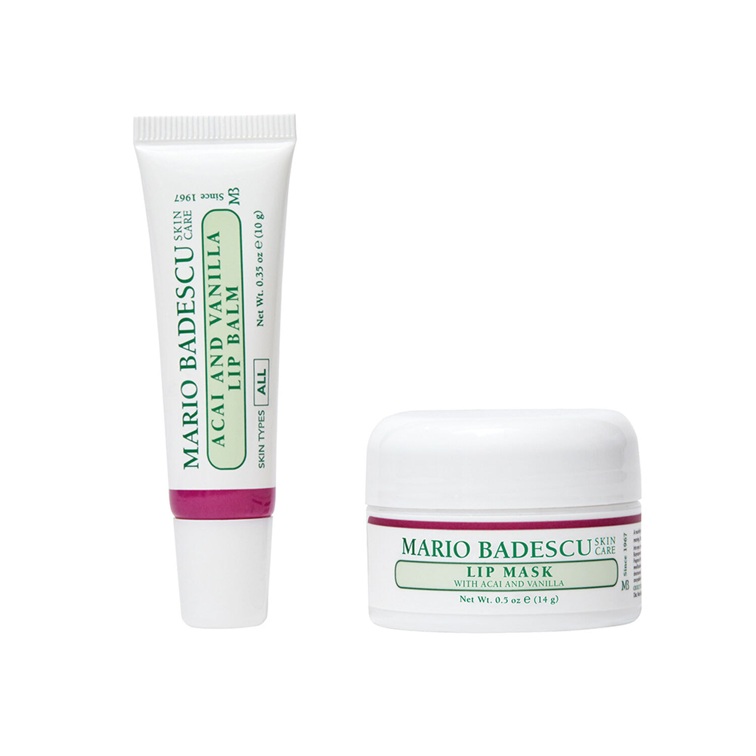 Lip Care Duo - Coffret Baume à Lèvres + Masque Pour Les Lèvres
