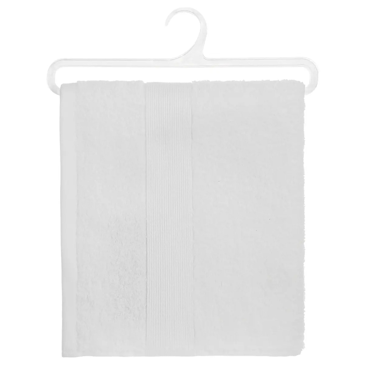 Serviette de toilette "Essentiel" coton blanc 50x90cm