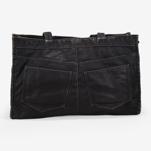 Bolso de hombro marrón vintage