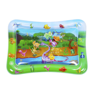 DAM Colchoneta hinchable infantil diseño dinosaurios. 70x50cm. 68x48x20 Cm. Color: Verde