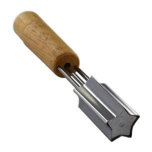 Coupe légumes coupe fromage petit cœur ou étoile 16 cm Fackelmann Nature