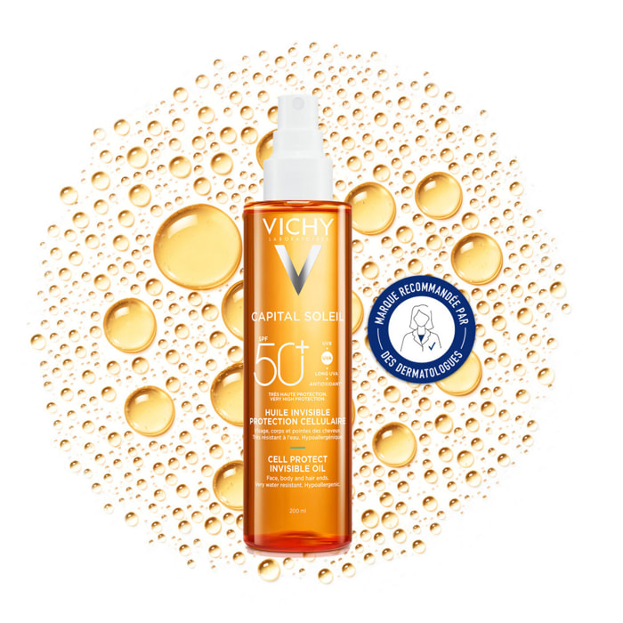 Huile Invisible Protection Cellulaire SPF50+ - Protection Solaire 200 ml