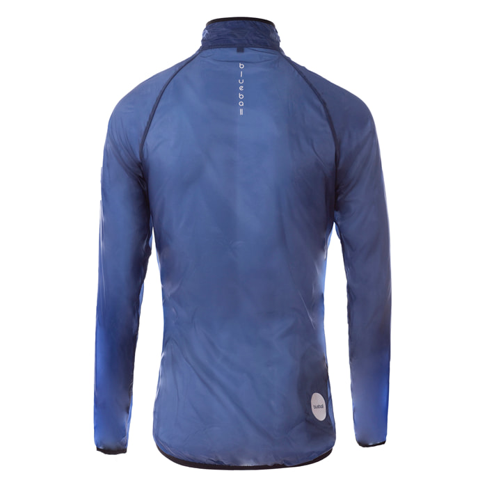 CHAQUETA DE LLUVIA CICLISMO PARA HOMBRE BLUEBALL EN AZUL