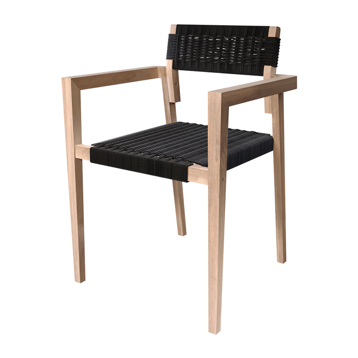 Ensemble table et 6 chaises de jardin en bois de teck - Tunga