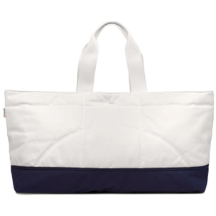 Borse Superga Uomo Donna Bianco Tennis Match Padded Tote Bag