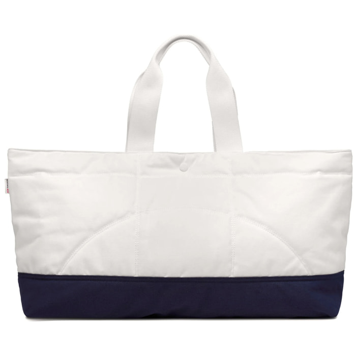 Borse Superga Uomo Donna Bianco Tennis Match Padded Tote Bag