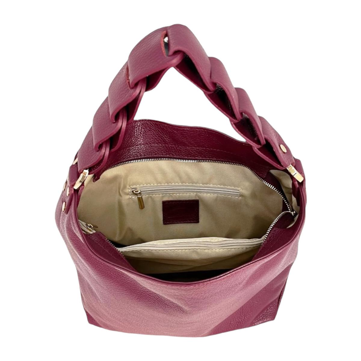 Borsa a spalla Cheval Firenze Lily Bordeaux