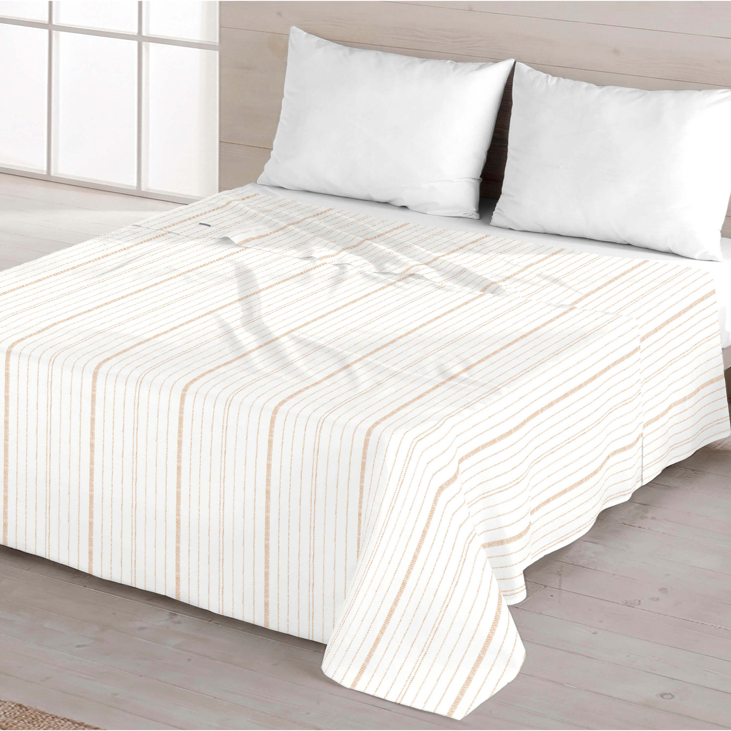 Juego de Sábanas Estampadas - Incluye 1 o 2 Fundas de Almohada - 100% Algodón - Puntades