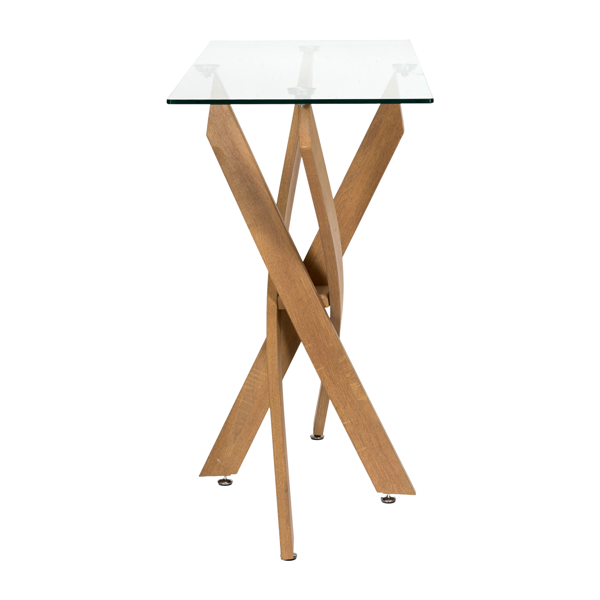 Console - HOME DECO FACTORY - Heritage - En Verre - Marron