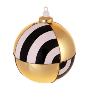 Sfera con decoro - Pezzi 3 - ORO - Bianchi Dino SpA