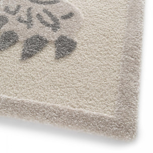 Tapis salon et chambre tissé motif animaux BOMI