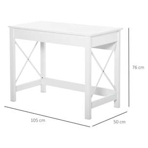 Mesa Escritorio Mesa para Ordenador Moderno y Minimalista Oficina 105x50x76 cm