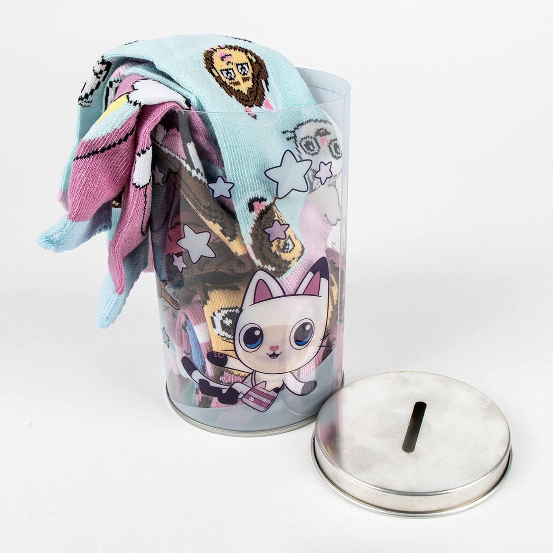 Pack de 4 calcetines infantiles diseño gabby's dollhouse