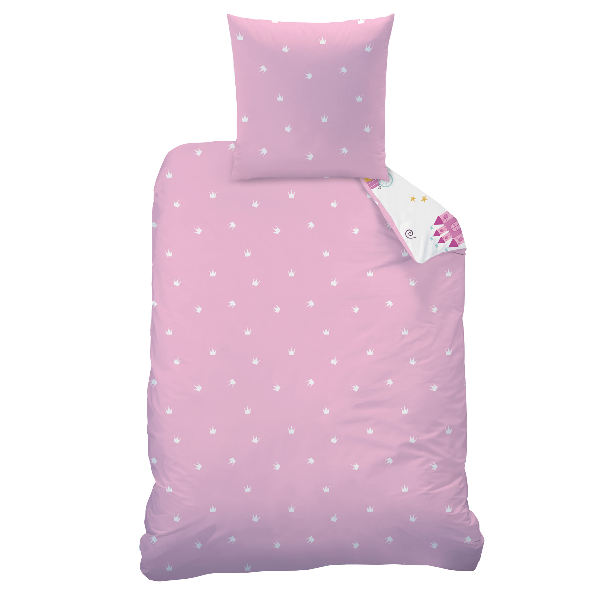 Parure de lit imprimée 100% coton, MERVEILLE