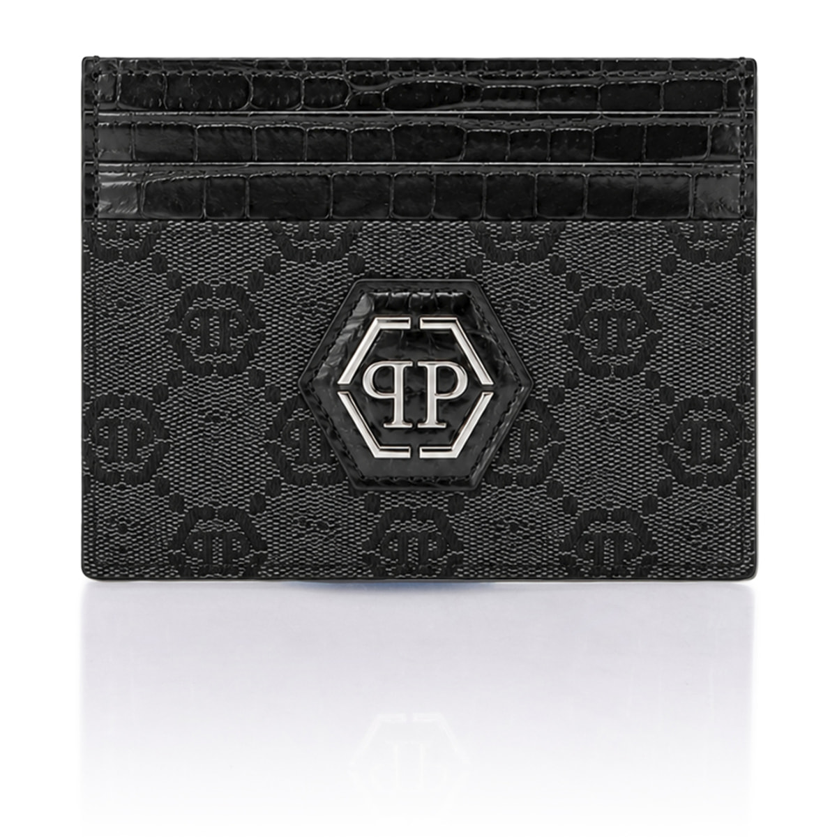 PHILIPP PLEIN Tarjetero MONOGRAM