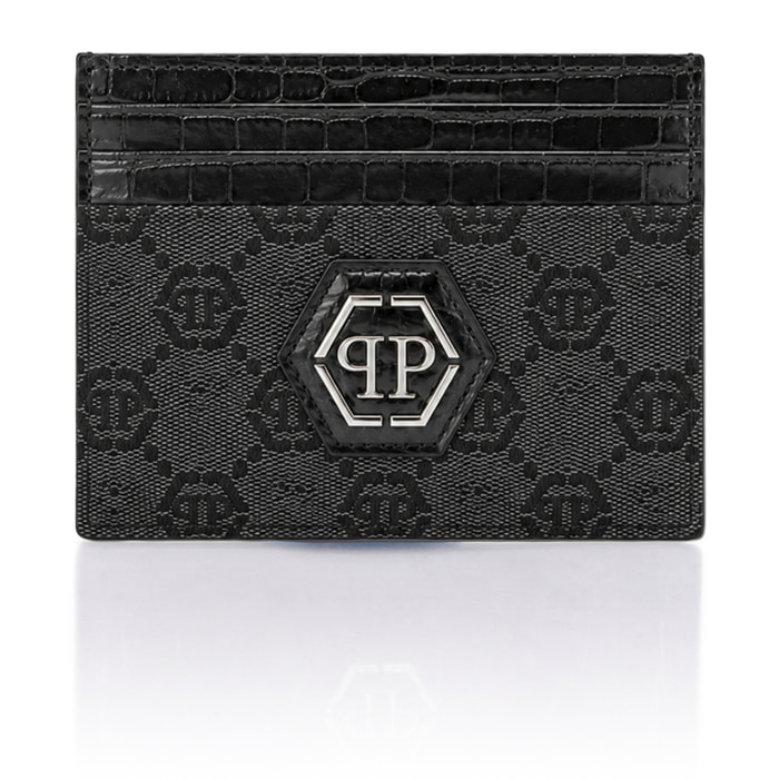 PHILIPP PLEIN Tarjetero MONOGRAM