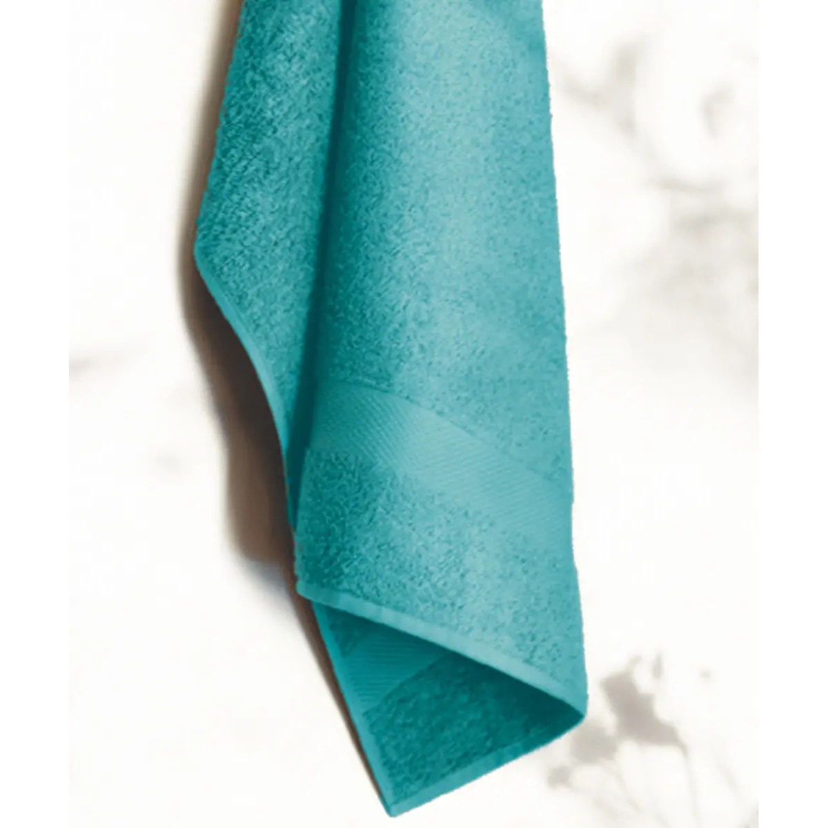 Set 3 asciugamano spugna cotone 100% Made in Italy. Ospite + Salvietta + Telo. Colore PETROLIO