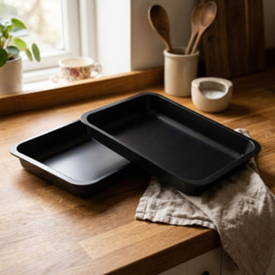 Ensemble de 2 Plats à four XXL 40 x 29 x 6 cm Zenker Special Cooking