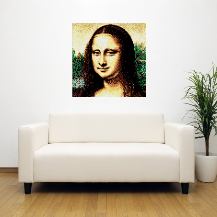 PIX BRIX PIXEL ART MOSAICO MONA LISA 6400 PIEZAS