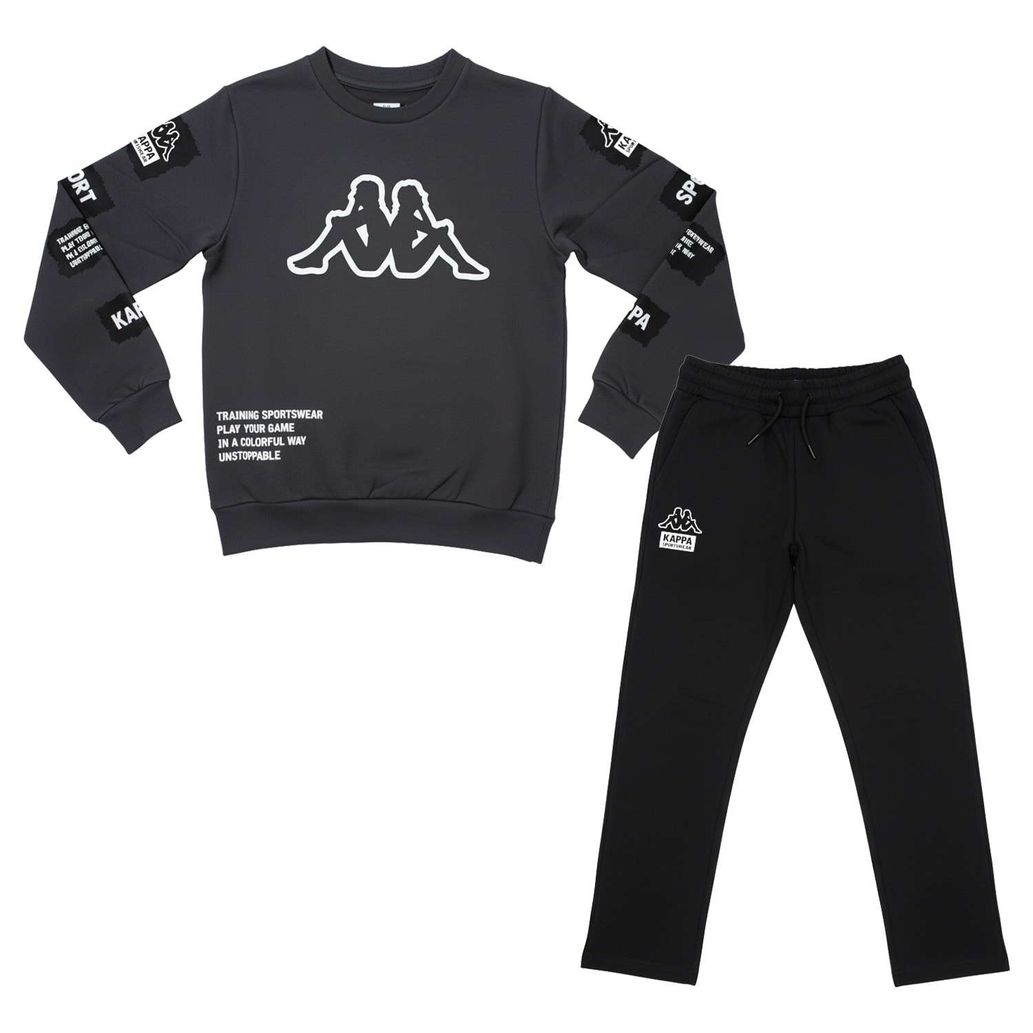 Tuta Ragazzo KAPPA 8 - 16 Anni Cotone Felpato