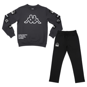 Tuta Ragazzo KAPPA 8 - 16 Anni Cotone Felpato