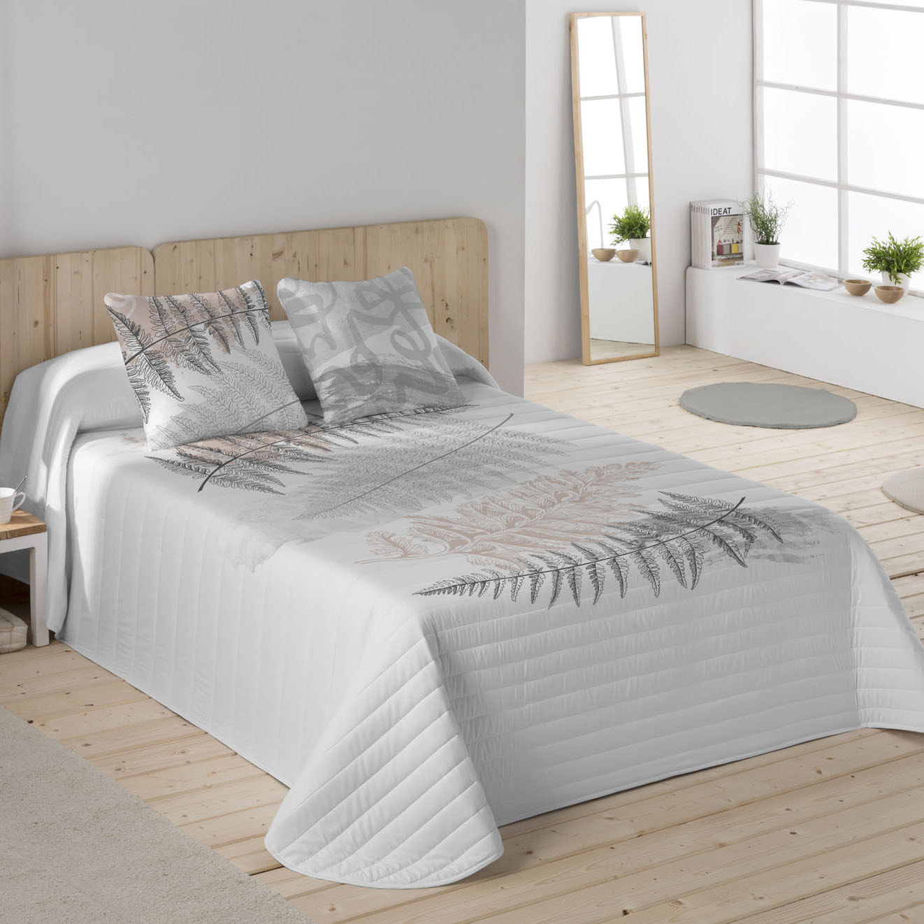 Icehome - Colcha Bouti Estampada - 100% Algodón - 70 gr/m² - Bangoh