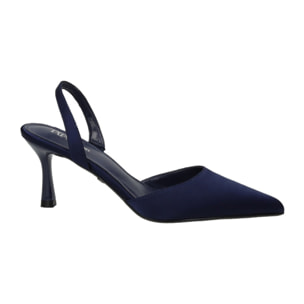 Décolleté sling back Donna Tata Italia Blu