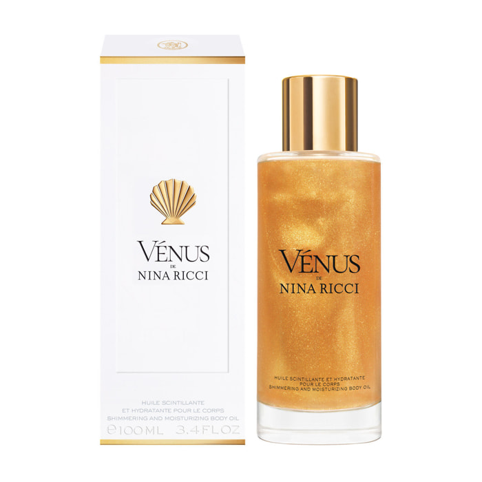 Vénus de Nina Ricci - Huile Scintillante et Hydratante pour le Corps 100 ml