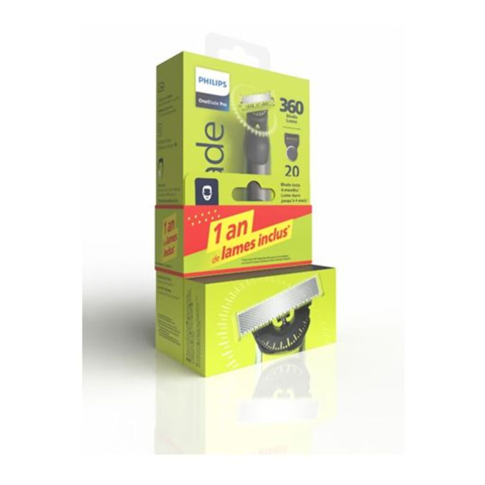 Tondeuse barbe PHILIPS OneBladePro360 + lame360