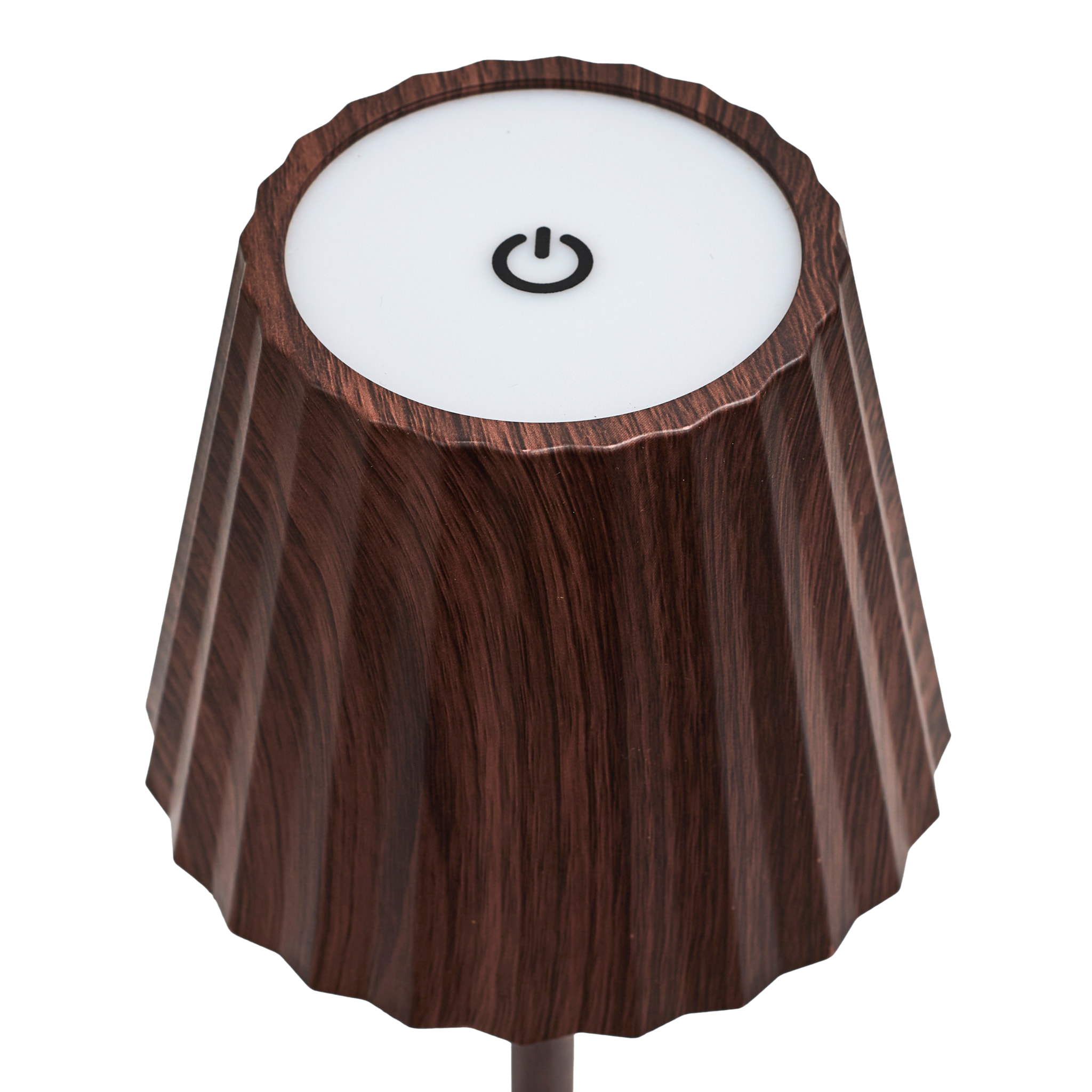 Lampe De Table Rechargeable Usb Bois Fonce