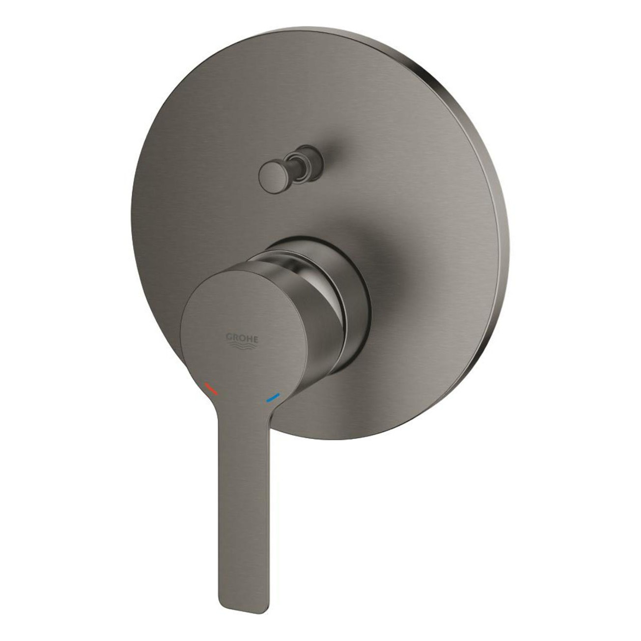 Mitigeur de douche monocommande 2 sorties avec inverseur - Hard Graphite brossé